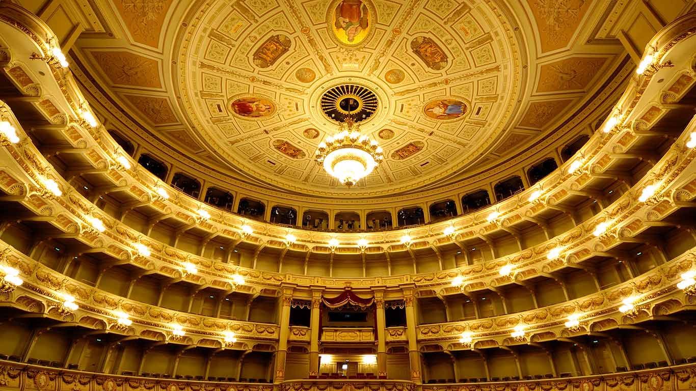 Semperoper, Dresden, Sachsen, Deutschland