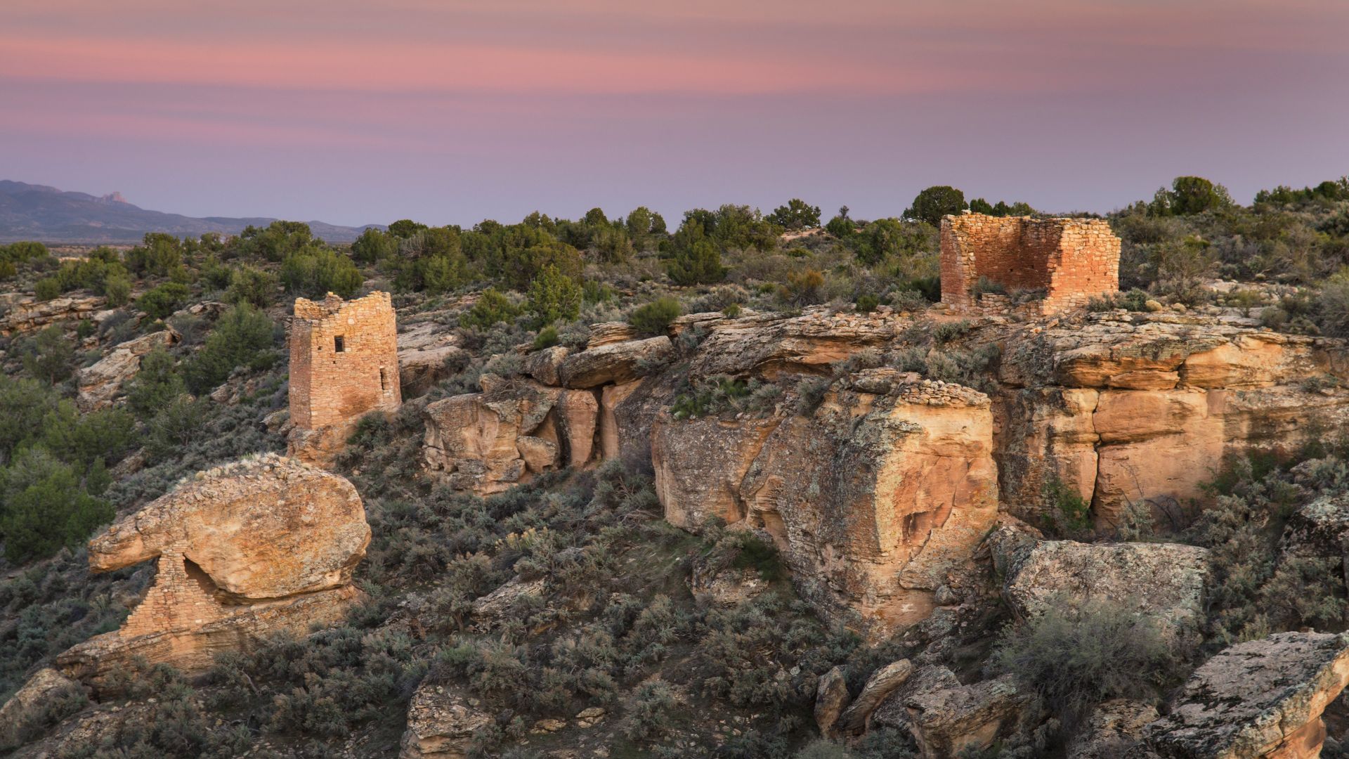 Pueblo ruins, Hovenweep National Monument, Utah