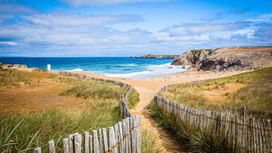 Quiberon peninsula, Côte Sauvage, Brittany, France (© hardyun/Adobe)(Bing New Zealand)