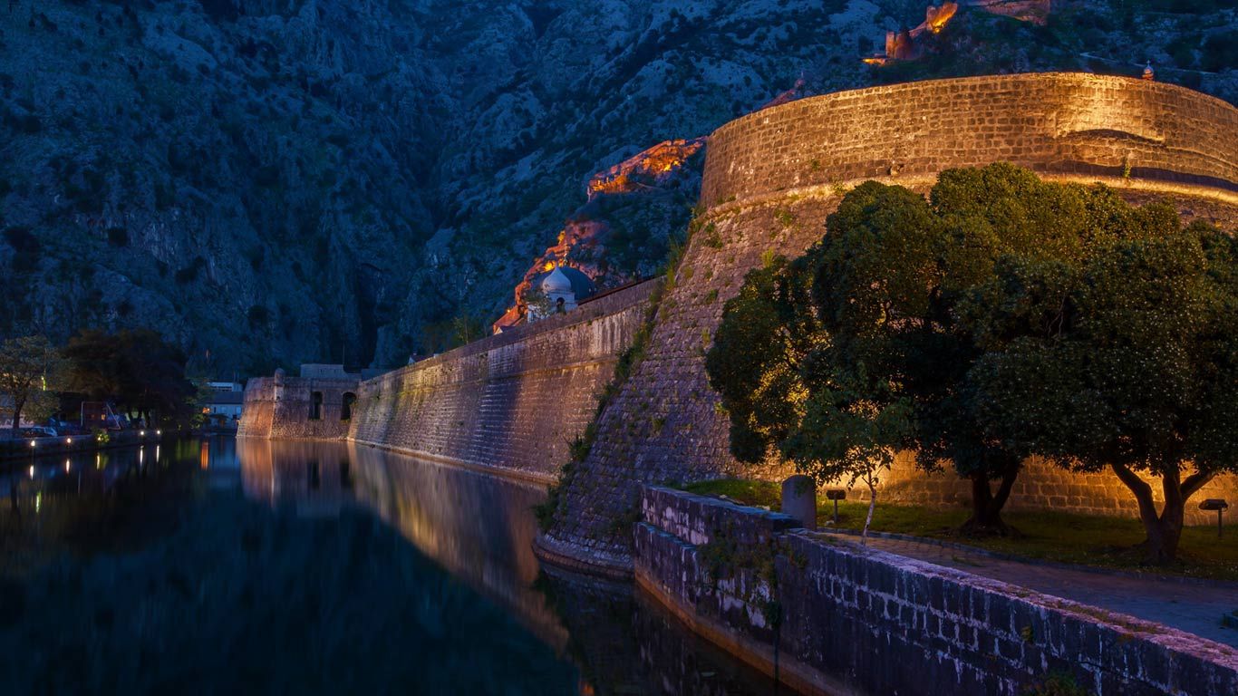 The fortifications of Kotor, Montenegro