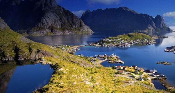 Lofoten archipelago in the Arctic Circle, Norway