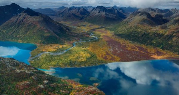 Chikuminuk Lake in Wood-Tikchik State Park, Alaska