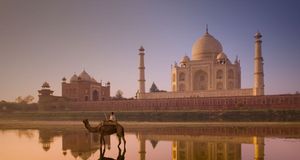 Yamuna River by the Taj Mahal, India - Bob Krist/Corbis &copy; (Bing United States)