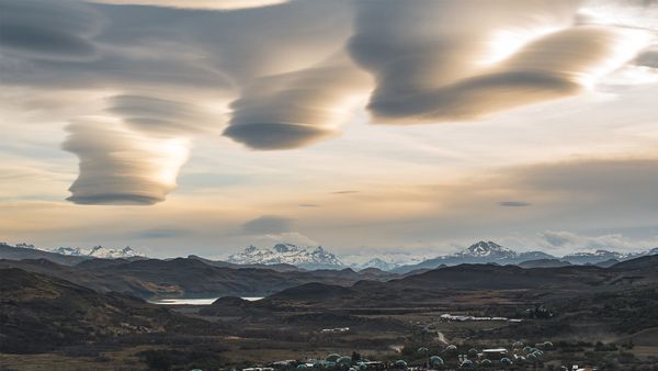 Nuvole lenticolari, Patagonia