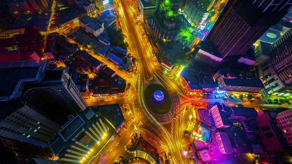 Friendship Square in Dalian, China
