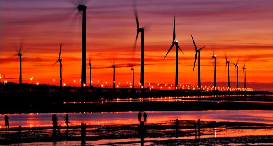 WindmillSunset