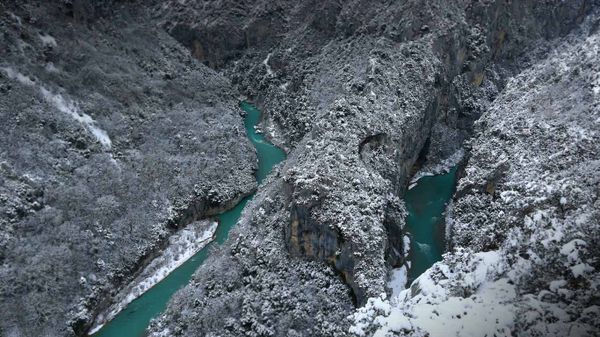 Verdon Natural Regional Park in winter, France