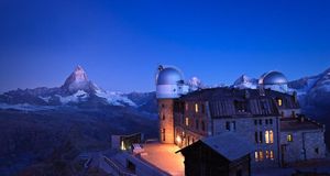 Matterhorn and the Kulm Hotel in Zermatt, Switzerland -- Cosmo Condina/Getty Images &copy; (Bing Australia)