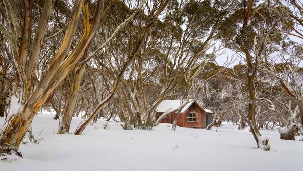 Cattleman’s hut at Dinner Plain, Victoria