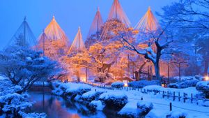 Jardin Kenroku-en à Kanazawa, Japon (© JTB Media Creation, Inc./Alamy)(Bing France)