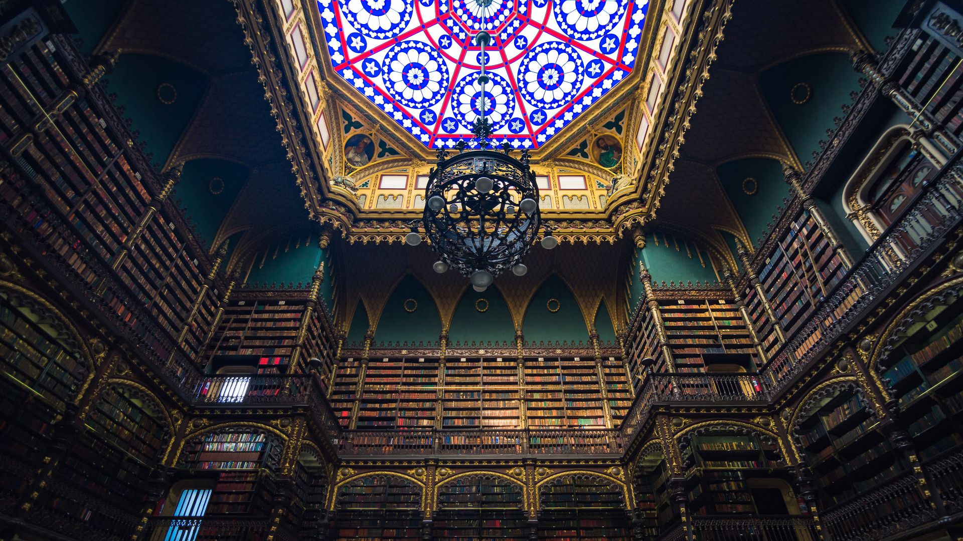 Royal Portuguese Cabinet of Reading, Rio de Janeiro, Brazil