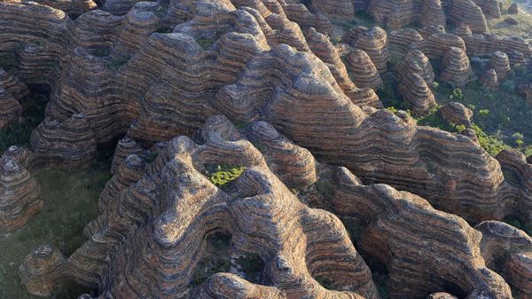 Bungle Bungle Range in Purnlulu National Park, Western Australia