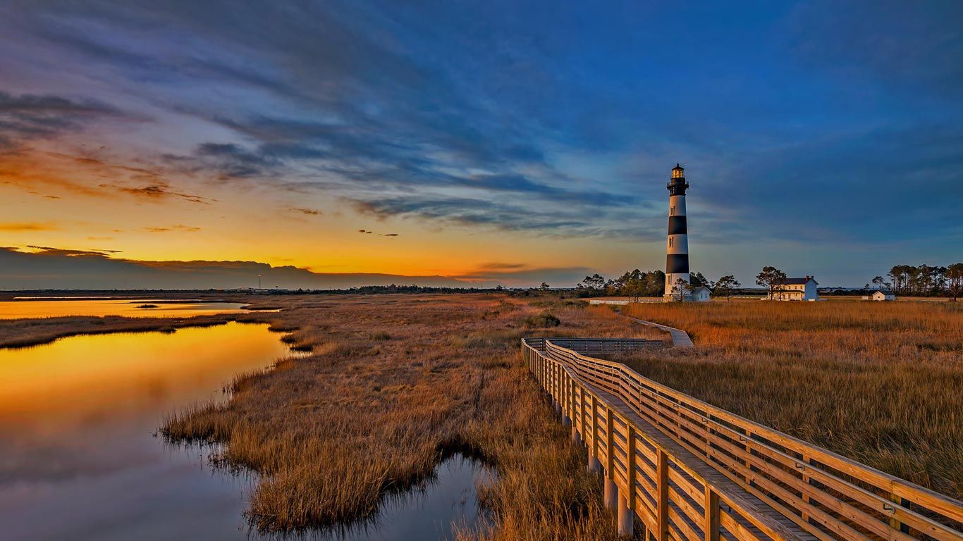 Bodie Island Lighthouse on North Carolina's Outer Banks