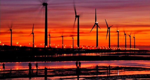 WindmillSunset