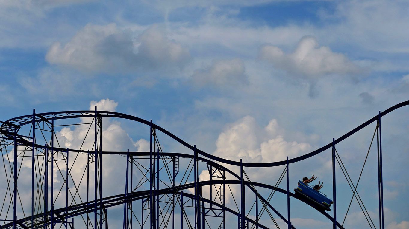 On Roller Coaster Day, we're at Skyline Park in Bavaria, Germany