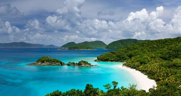Trunk Bay on St. John, US Virgin Islands