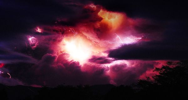 Clouds of ash billow from Puyehue volcano on June 5, 2011, in southern Chile