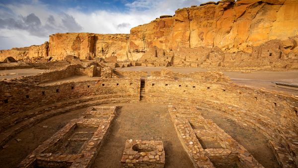 Pueblo Bonito, Parco nazionale storico della cultura Chaco , Nuovo Messico, Stati Uniti