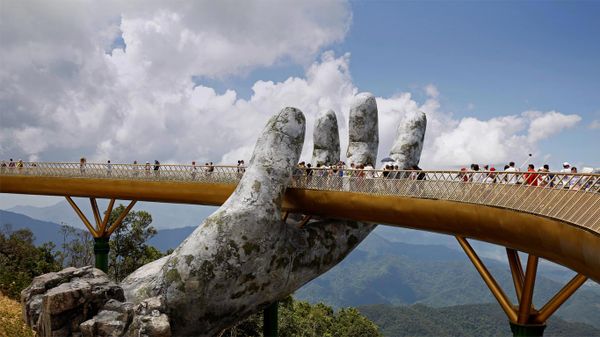 Golden Bridge near Da Nang, Vietnam