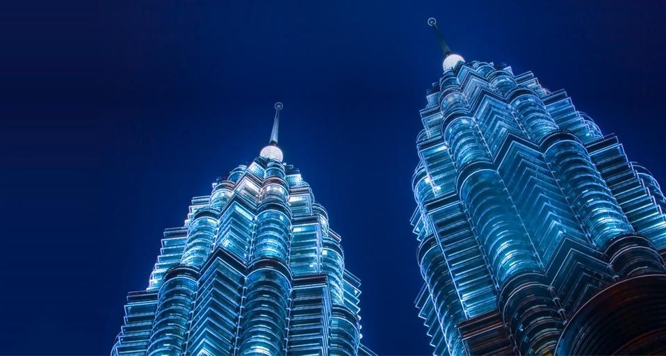 Petronas Twin Tower  in Kuala Lumpur, Malaysia