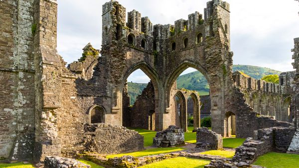 Llanthony Priory, Black Mountains area, Monmouthshire, Wales