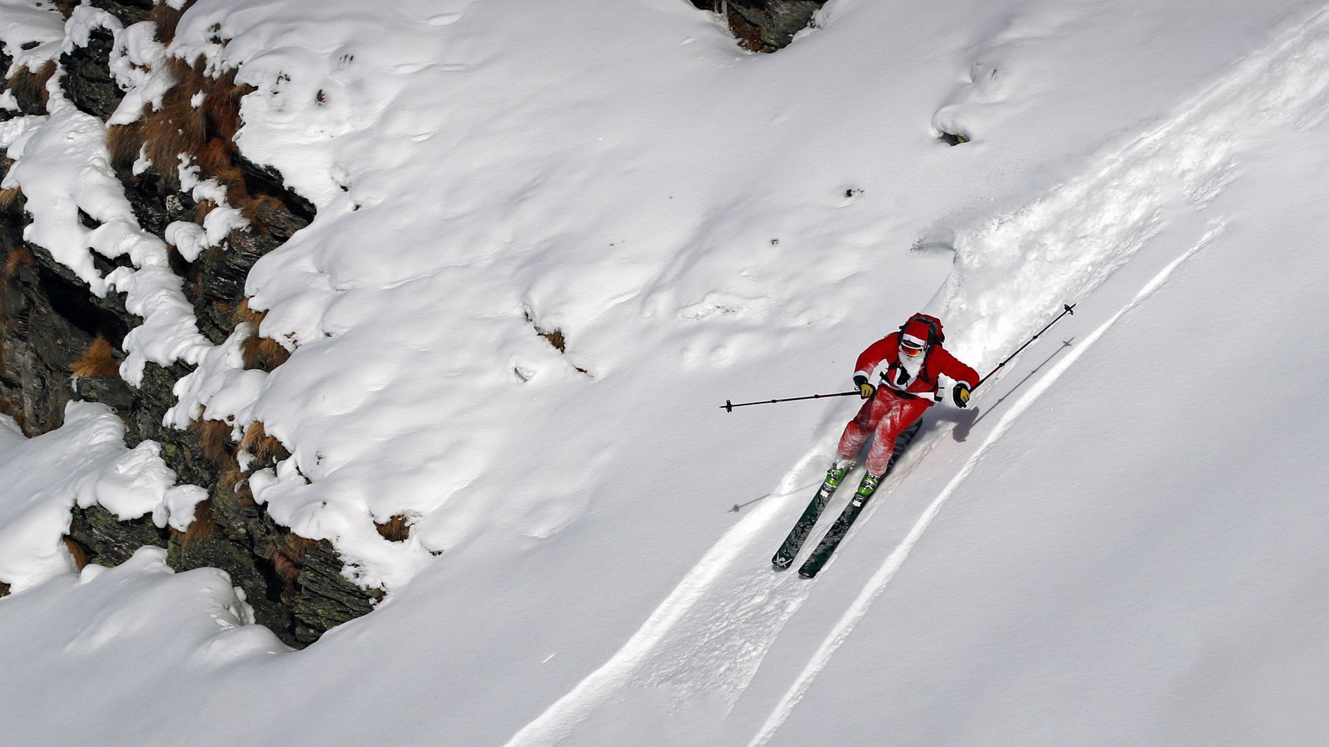 Saint Nicholas Day in Verbier, Switzerland