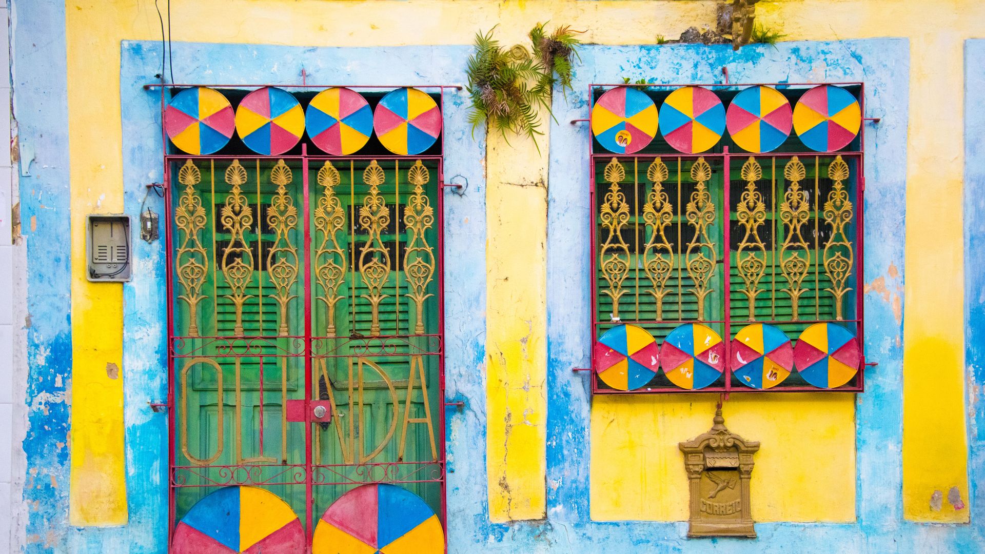 Casa colorata, Olinda, Pernambuco, Brasile