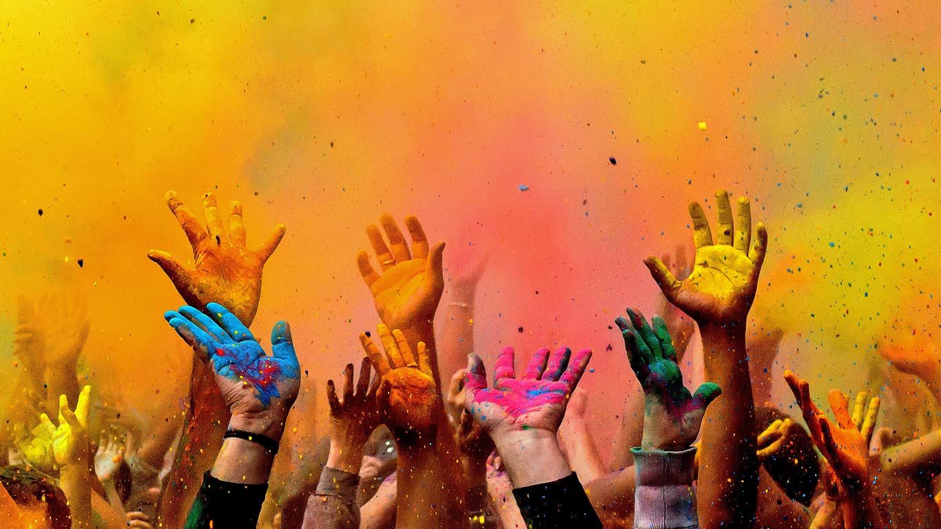 A Holi festival in Washington, DC