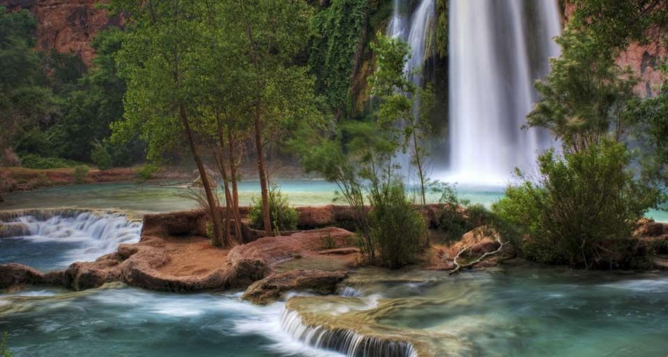 Havasu Creek and Havasu Falls, Arizona