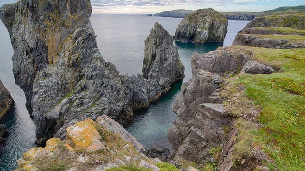 Falaises à Spillars Cove, T.-N.-L.