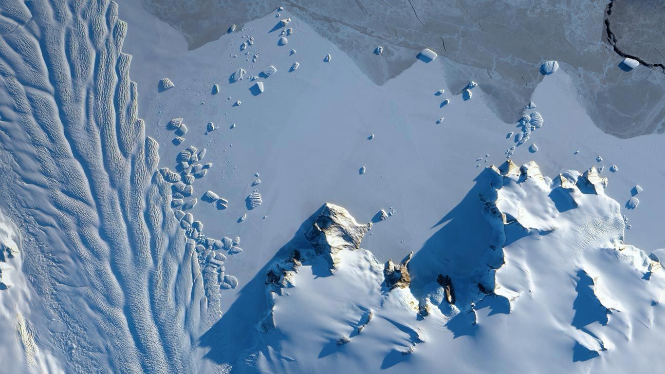 Matusevich Glacier in Antarctica