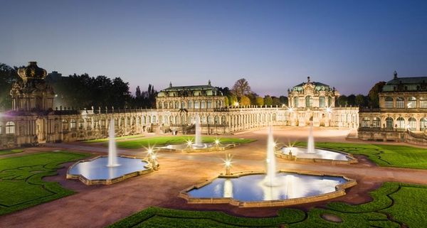 Zwinger Palace  in Dresden, Germany