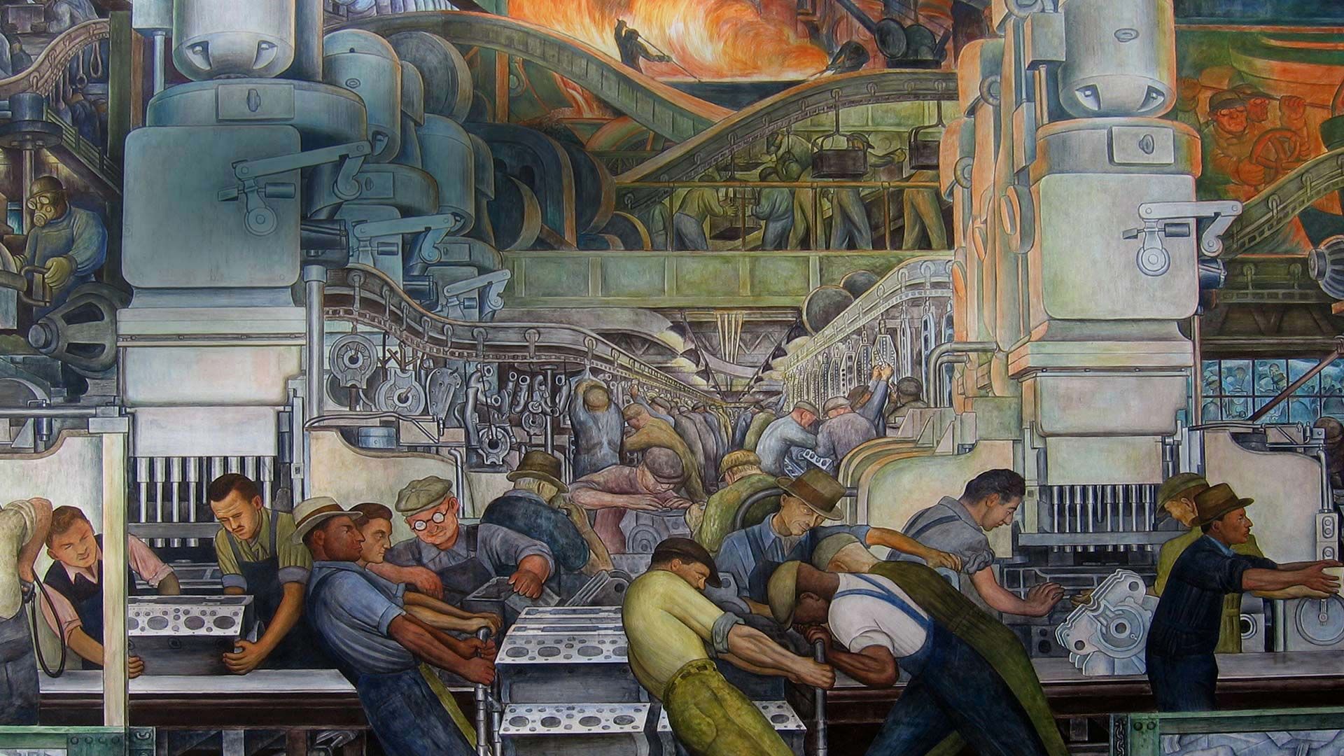 A Diego Rivera painting to celebrate Labor Day