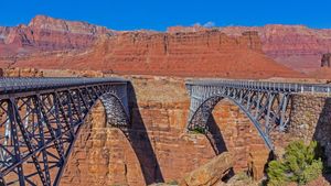 マーブルキャニオンのナバホ橋, 米国 アリゾナ州 (© trekandshoot/Alamy)(Bing Japan)