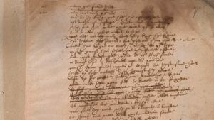 Écriture de Shakespeare sur le texte de la pièce ‘Sir Thomas More,\' British Library, Londres (© British Library/Alamy)(Bing France)