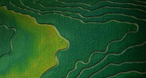 Aerial view of cultivated fields in Arizona (© Jim Wark/Lonely Planet) &copy; (Bing United States)