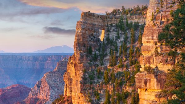 Angels Window on the North Rim of the Grand Canyon, Arizona, USA
