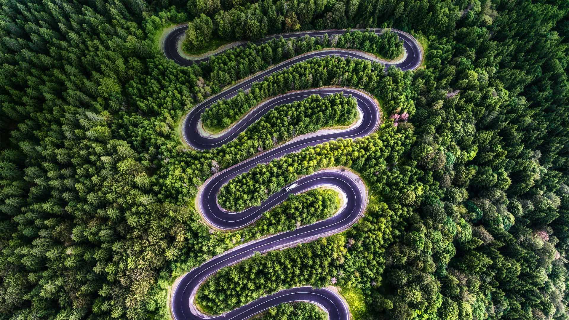 The Transfăgărășan in Transylvania, Romania