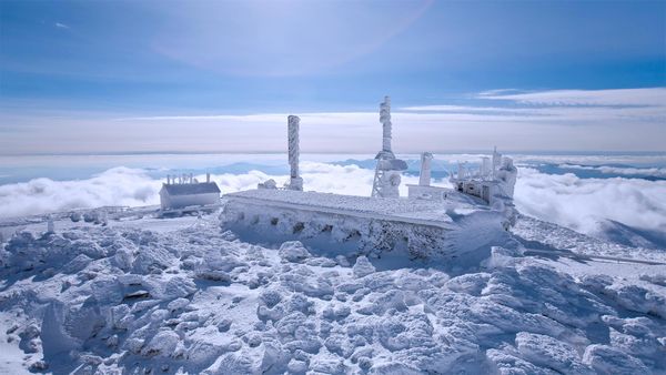 The Mount Washington Observatory in New Hampshire