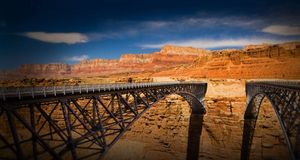 Navajo Bridge over Colorado River -- R. Ian Lloyd/Masterfile &copy; (Bing United States)
