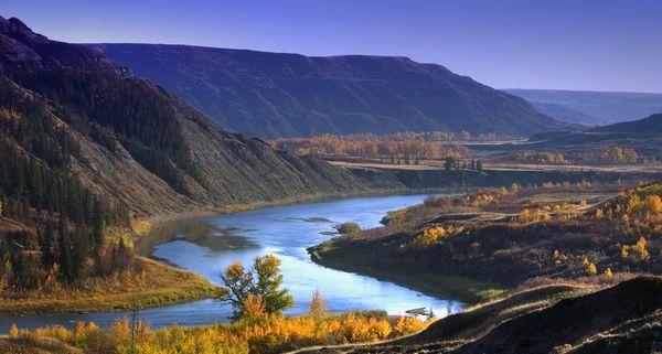 Dry Island Buffalo Jump Provincial Park, Alberta, Canada