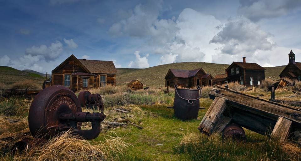 Gold-mining ghost town of Bodie State Historic Park, California