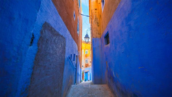 Blue walls of Chefchaouen, Morocco