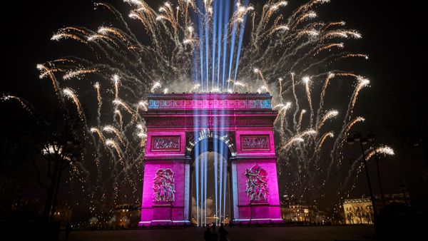 Le nouvel an à Paris, France