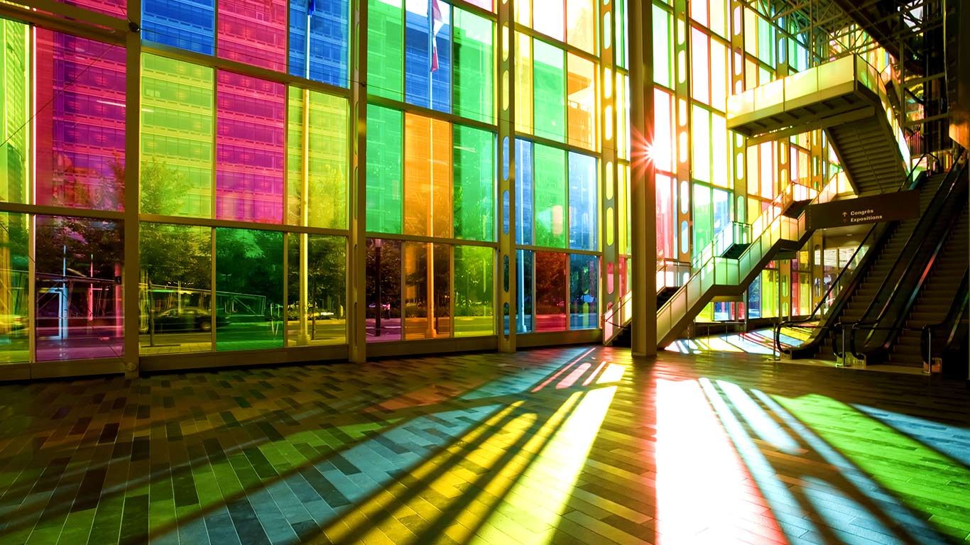 The Palais des Congres in Montréal, Québec, Canada