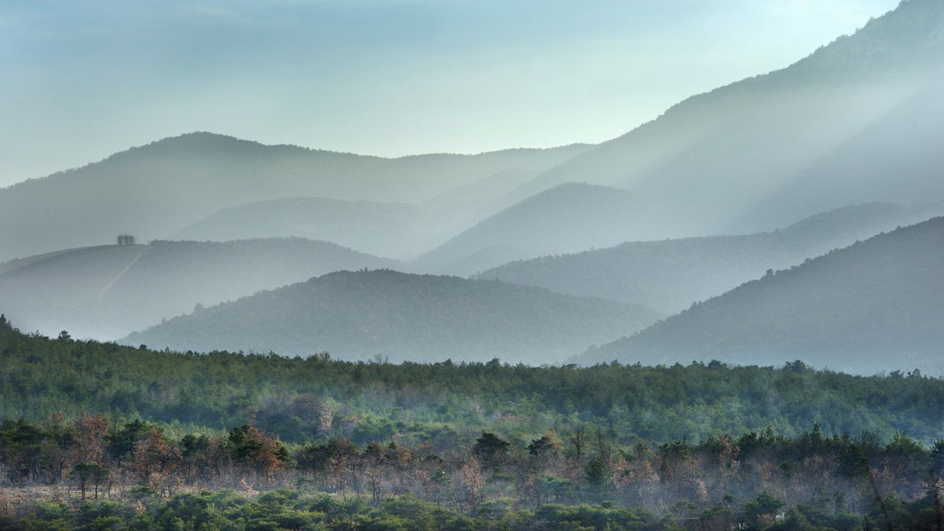 Montagne de la Lance près de Dieulefit, Drôme, Rhône-Alpes