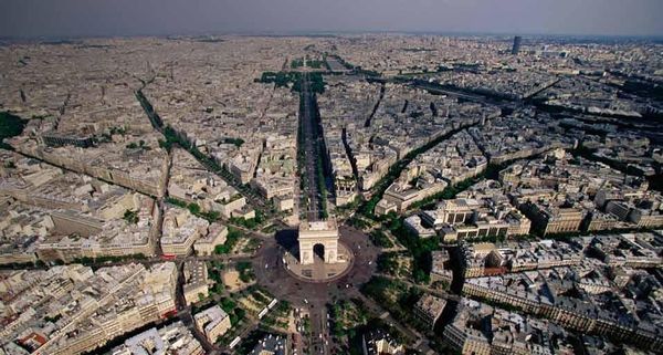 ArcDeTriompheAerial