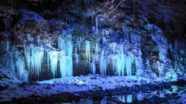 ｢三十槌の氷柱｣埼玉県, 秩父市