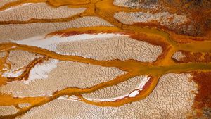 Channels of the Rio Tinto in Spain (© Oscar Diez Martinez/Minden Pictures)(Bing United States)