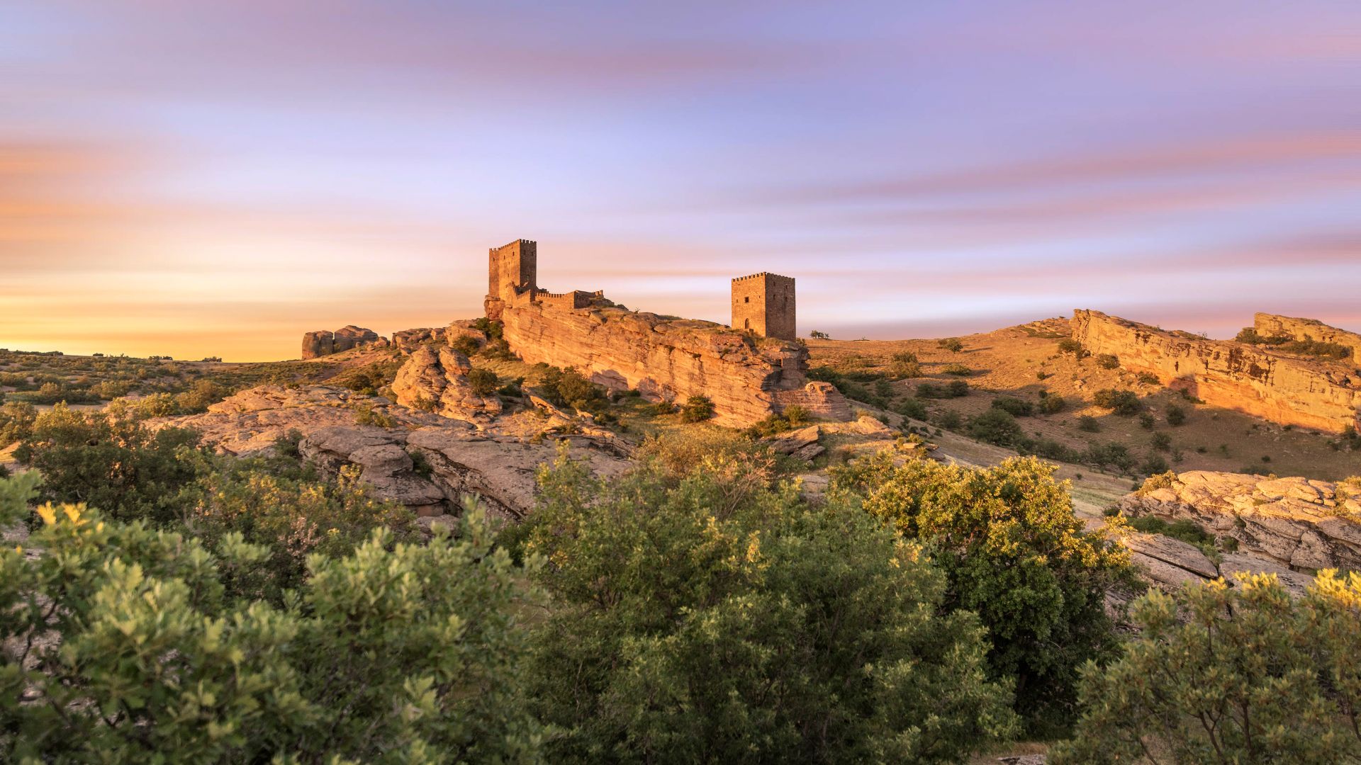 Castello di Zafra, provincia di Guadalajara, Spagna